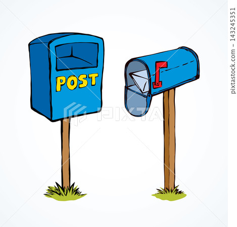 Mailbox. Vector drawing Mailbox. Vector drawing 143245351