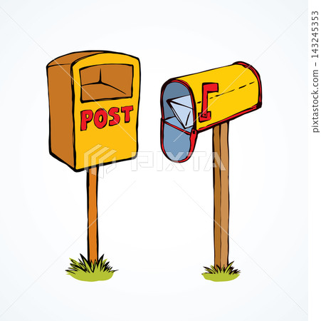 Mailbox. Vector drawing Mailbox. Vector drawing 143245353