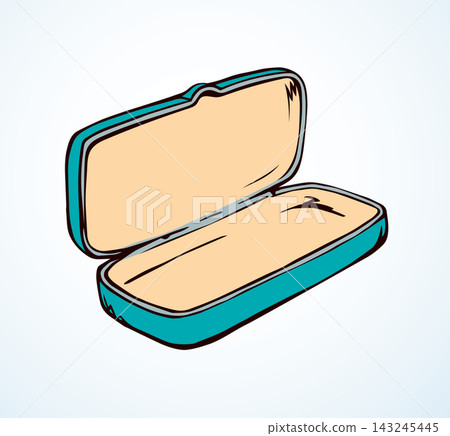 Glasses case. Vector drawing 143245445