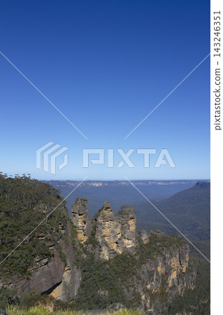 These are the Three Sisters rock formations in the Blue Mountains of Australia. These are the Three Sisters rock formations in the Blue Mountains of Australia. 143246351