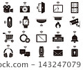 物聯網、Wi-Fi 和通訊圖示 08 143247079