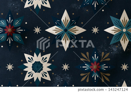 antique repeating star pattern with rustic canvas texture and timeless antique repeating star pattern with rustic canvas texture and timeless 143247124