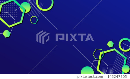 Stylish and simple business background frame with gradient geometric patterns. Stylish and simple business background frame with gradient geometric patterns. 143247505