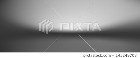 White grey 3d gradient background with black abstract wall. Empty studio stage limbo space for luxury room back. Gray bg backdrop for product display and presentation. White grey 3d gradient background with black abstract wall. Empty studio stage limbo space for luxury room back. Gray bg backdrop for product display and presentation. 143249708