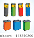 Battery. Vector drawing 143250200