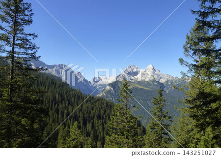 Partenkirchner Dreitorspitze mountain, Garmisch-Partenkirchen, in Bavaria, Germany Partenkirchner Dreitorspitze mountain, Garmisch-Partenkirchen, in Bavaria, Germany 143251027