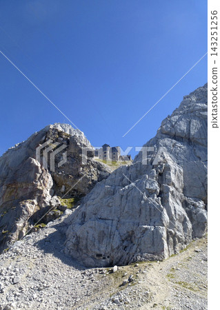 Meilerhutte, mountain hut, Garmisch-Partenkirchen, in Bavaria, Germany Meilerhutte, mountain hut, Garmisch-Partenkirchen, in Bavaria, Germany 143251256