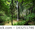 Summer in Yurihama Town, Tottori Prefecture: The famous waterfall "Ima-taki" 143251746