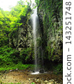 Summer in Yurihama Town, Tottori Prefecture: The famous waterfall "Ima-taki" 143251748
