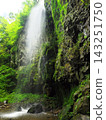 Summer in Yurihama Town, Tottori Prefecture: The famous waterfall "Ima-taki" 143251750
