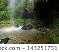 Summer in Yurihama Town, Tottori Prefecture: The basin of the famous waterfall "Imataki" 143251751