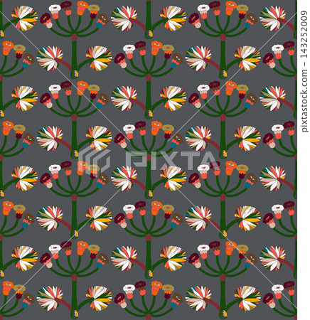seamless pattern with flowers seamless pattern with flowers 143252009