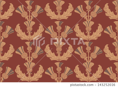 seamless pattern with tropical plants seamless pattern with tropical plants 143252016