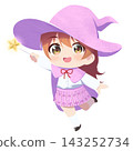 穿著萬聖節服裝的女孩 143252734