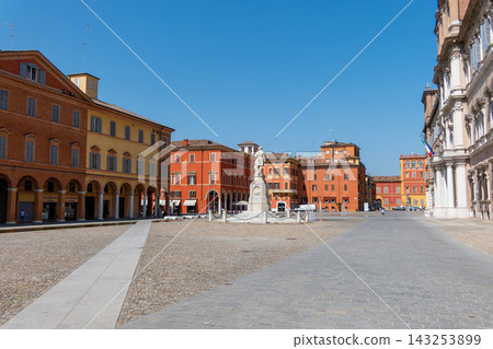 Piazza Roma and the Ducal Palace in Modena Italy Piazza Roma and the Ducal Palace in Modena Italy 143253899