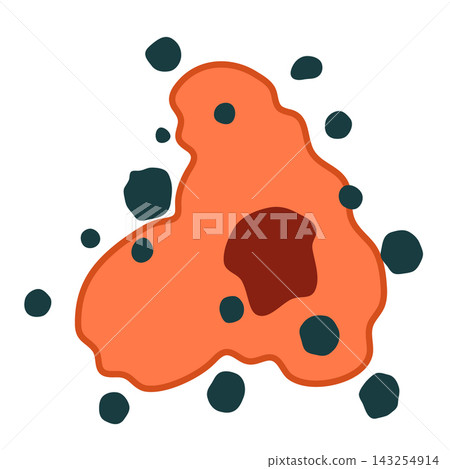 Cell oxidative stress after free radicals attack Cell oxidative stress after free radicals attack 143254914