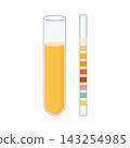 Ketone and PH rapid test strips for ketogenic and alkaline diets. Vector illustration. 143254985