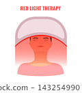 Red Light Face Dome Vector Illustration 143254990