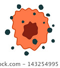 Cell oxidative stress after free radicals attack 143254995