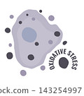 Cell oxidative stress caused by free radicals 143254997