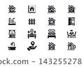 Real Estate Property Icon Set Vector 143255278
