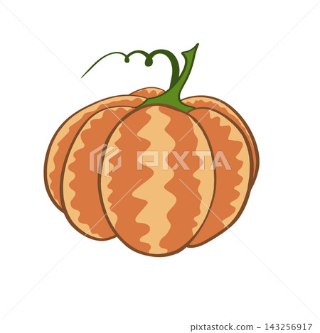 Pumpkin icon isolated on transparent background cutout png design Pumpkin icon isolated on transparent background cutout png design 143256917