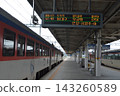 KORAIL RDC Mugunghwa train stopped at Pohang Station in South Korea. 143260589