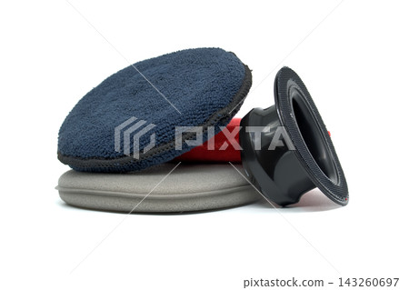 Car polishing pads and backing plate for detailing and buffing surfaces Car polishing pads and backing plate for detailing and buffing surfaces 143260697
