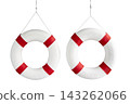 Lifebuoy isolated in white background. 143262066