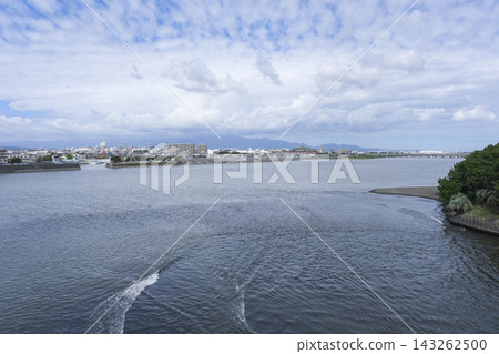 從湘南橋眺望平塚市 從湘南橋眺望平塚市 143262500