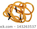 Yellow shoelaces synthetic braided cord with black plastic tips 143263537