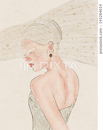 portrait of a young woman 143264014