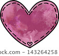 Continuous contour of the heart, 143264258