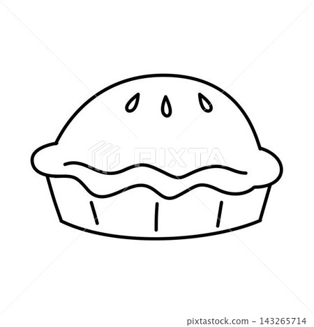 pie outline drawing pie outline drawing 143265714