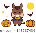 萬聖節紅棕色馬 143267434