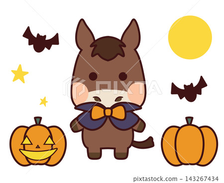 萬聖節紅棕色馬 萬聖節紅棕色馬 143267434