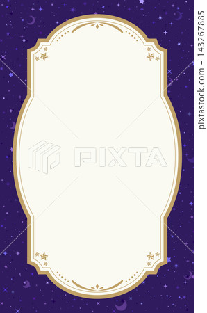 精緻星形圖案邊框 2_垂直 143267885