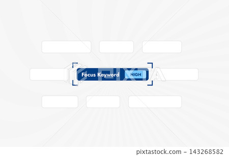 Focus keyword research for SEO strategy, search optimization and content planning. High priority keyword targeting, search visibility and digital marketing performance, vector illustration Focus keyword research for SEO strategy, search optimization and content planning. High priority keyword targeting, search visibility and digital marketing performance, vector illustration 143268582