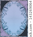 Flower-made decorative frame background material 143269064