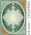 Botanical and antique background materials 143269065
