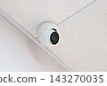 Angle view of indoor dome surveillance cctv camera 143270035