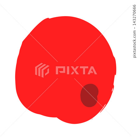 Poppy Flower Silhouette Emblem 143270666