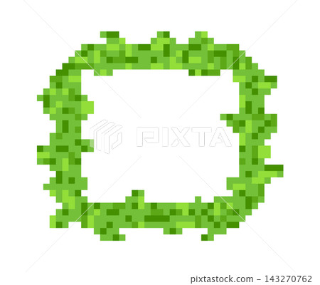 Leaf Frame Pixel Border Leaf Frame Pixel Border 143270762