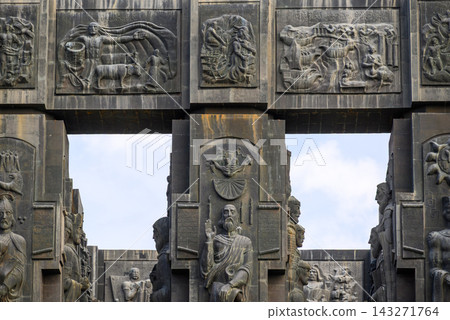 Chronicles of Georgia monument recording the history of Georgia by sculptor Zurab Tsereteli in Tbilisi, capital of Georgia Chronicles of Georgia monument recording the history of Georgia by sculptor Zurab Tsereteli in Tbilisi, capital of Georgia 143271764