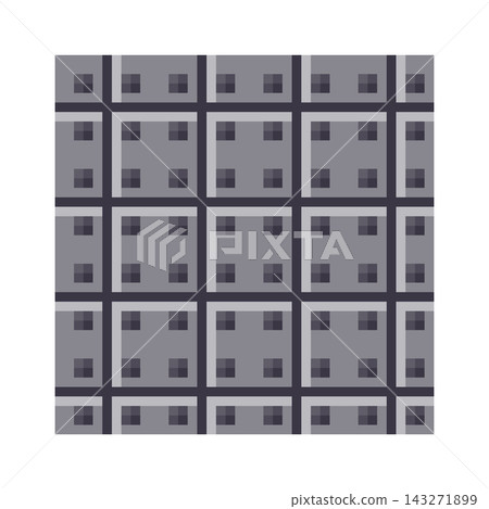 Tile Grid Seamless Pattern Pixel Tile Grid Seamless Pattern Pixel 143271899