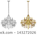 Chandelier from a side angle Chandelier from a side angle 143272026