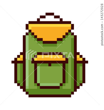 Backpack Camping Gear Pixel Art Backpack Camping Gear Pixel Art 143272028