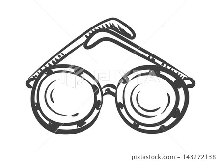 Glasses Folded Line Art Glasses Folded Line Art 143272138