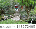 A view of the grounds of Sennyu-ji Temple in Higashiyama Ward, Kyoto City. 143272405
