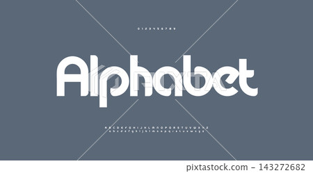 Modern Font Logo Alphabet Geometric Letter Set Creative Typography, Tech Sport Game Typographic Design for Poster Headline, Digital Futuristic Logotype, Sans Serif Fonts. Vector Typeface Modern Font Logo Alphabet Geometric Letter Set Creative Typography, Tech Sport Game Typographic Design for Poster Headline, Digital Futuristic Logotype, Sans Serif Fonts. Vector Typeface 143272682